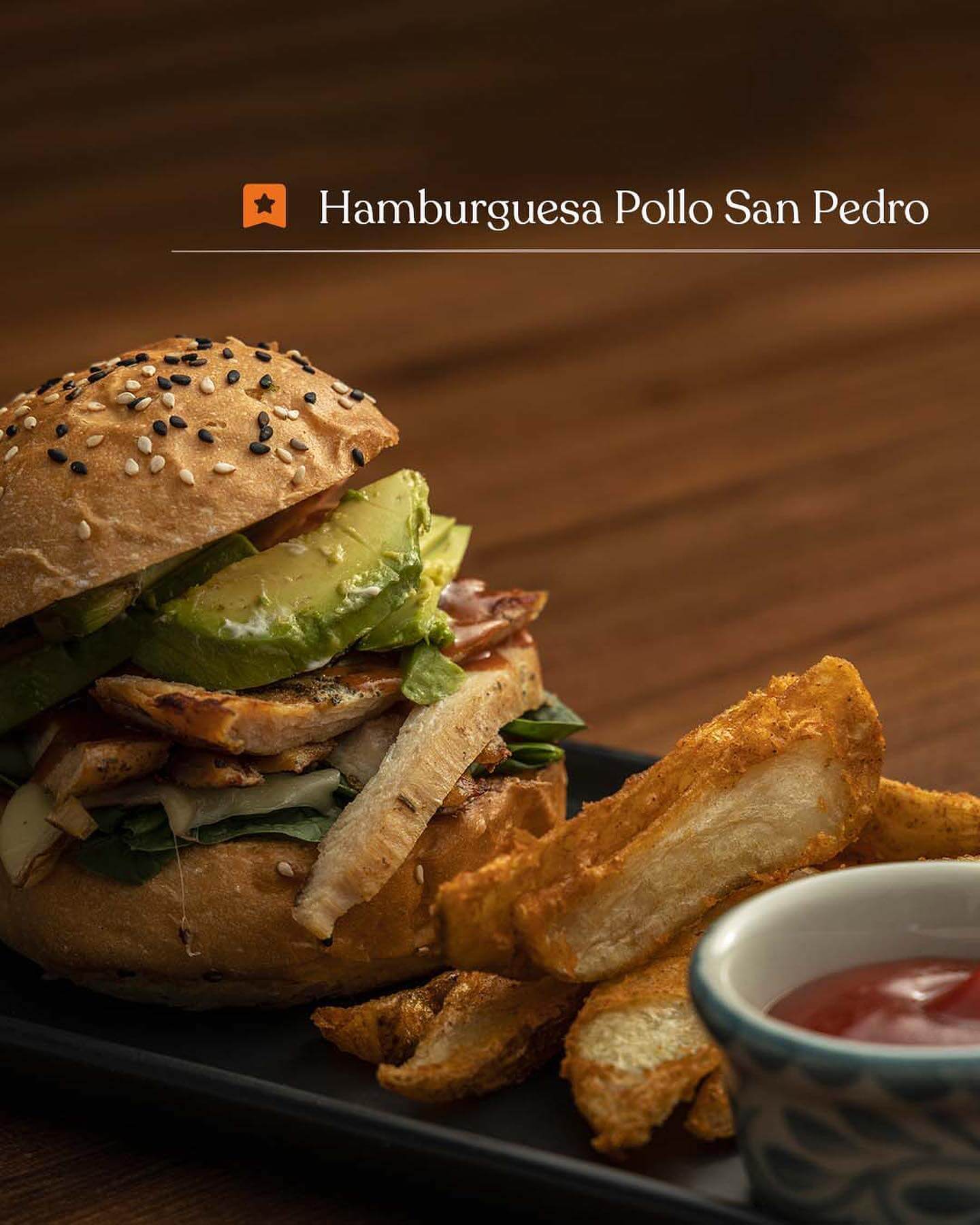 hamburguesa pollo