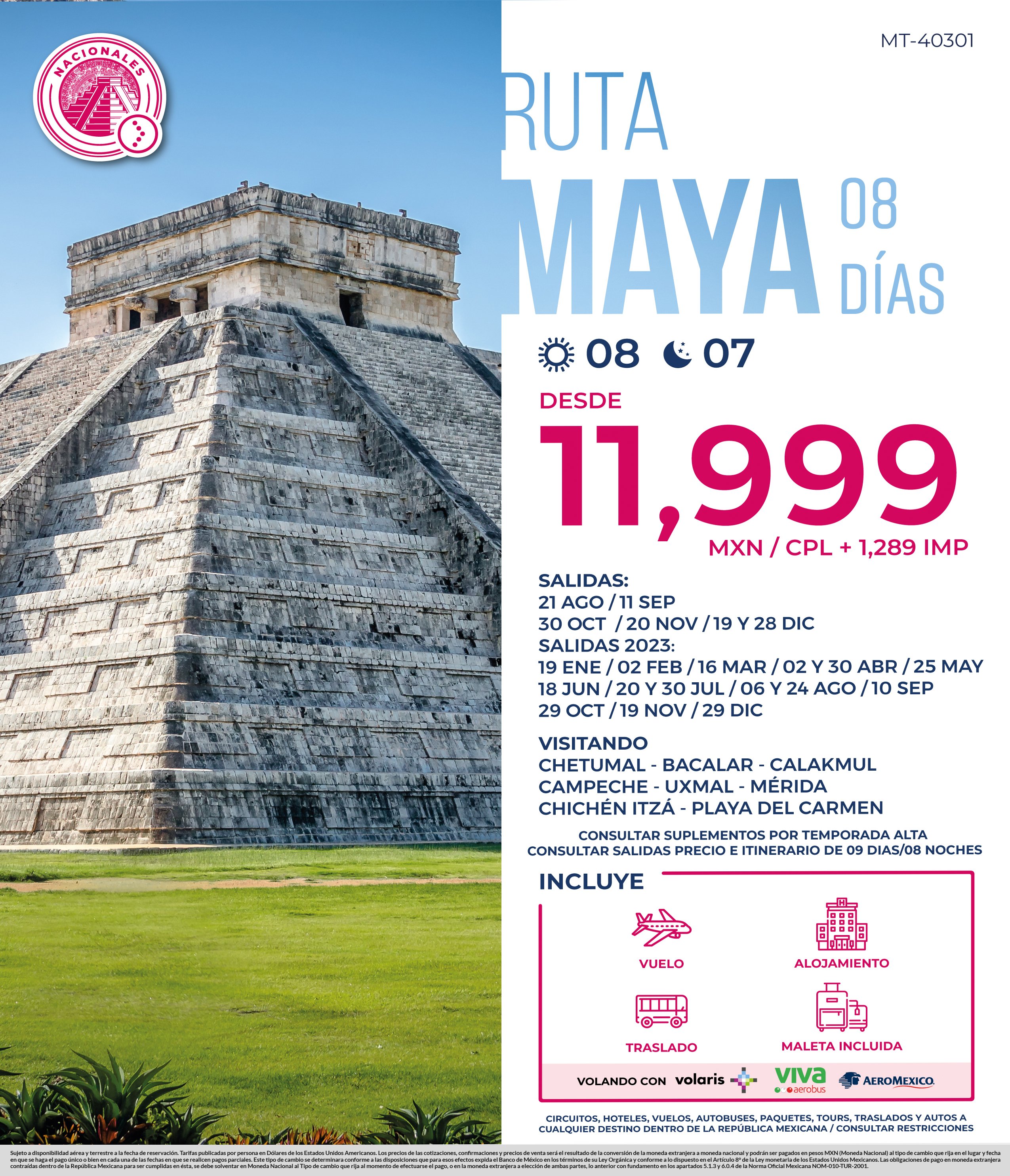 Ruta maya 8 dias