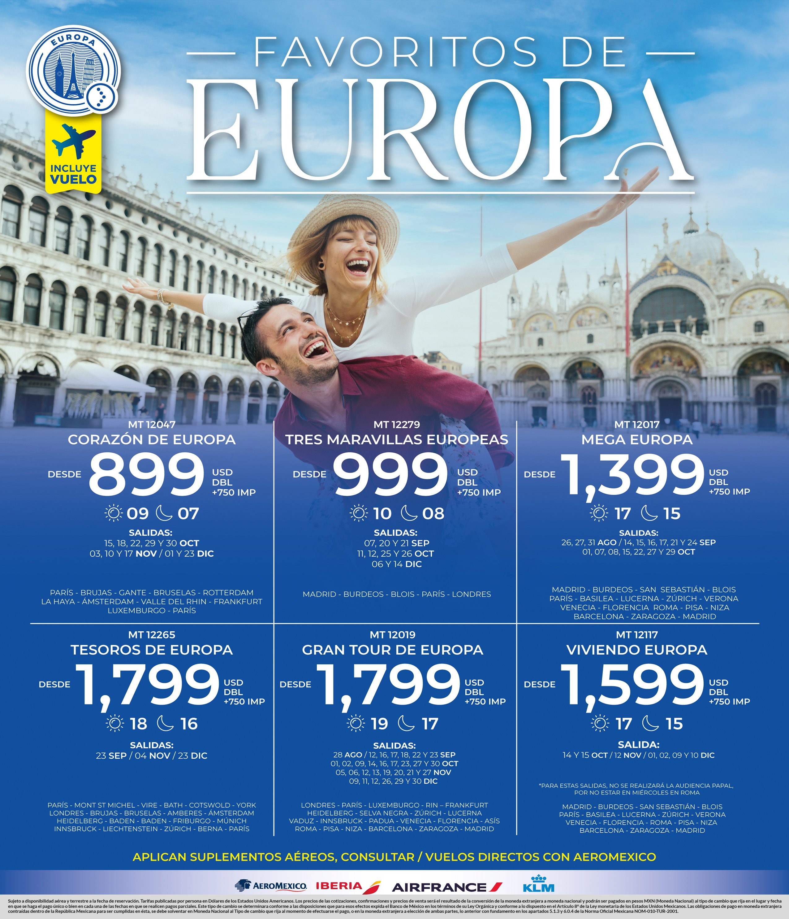 Favoritos de Europa